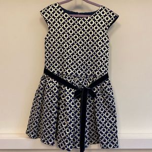 Halabaloo dark blue and gold formal dress, Girls 5